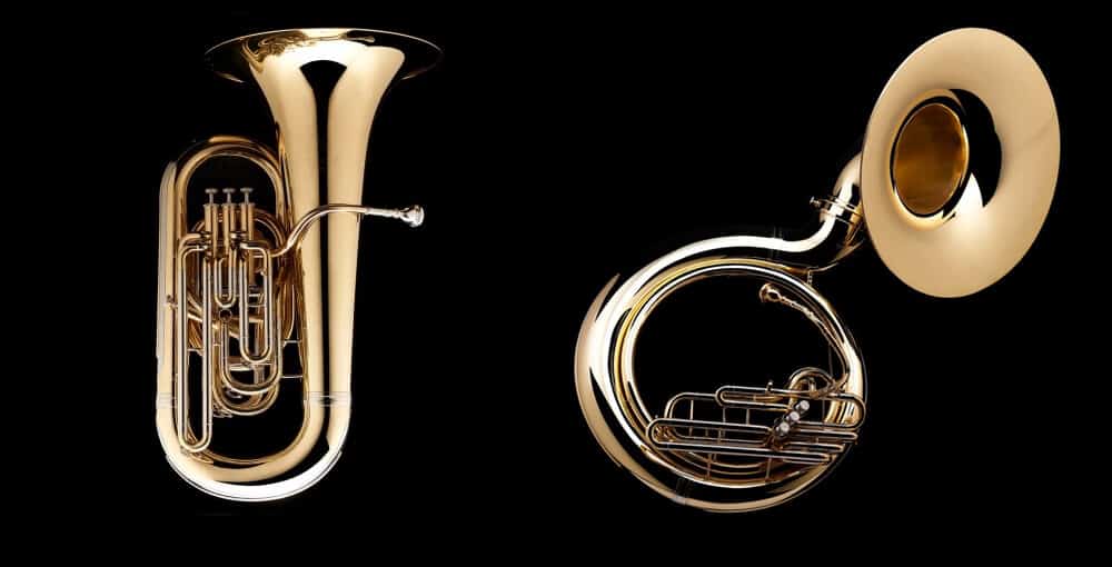 what is a marching tuba called