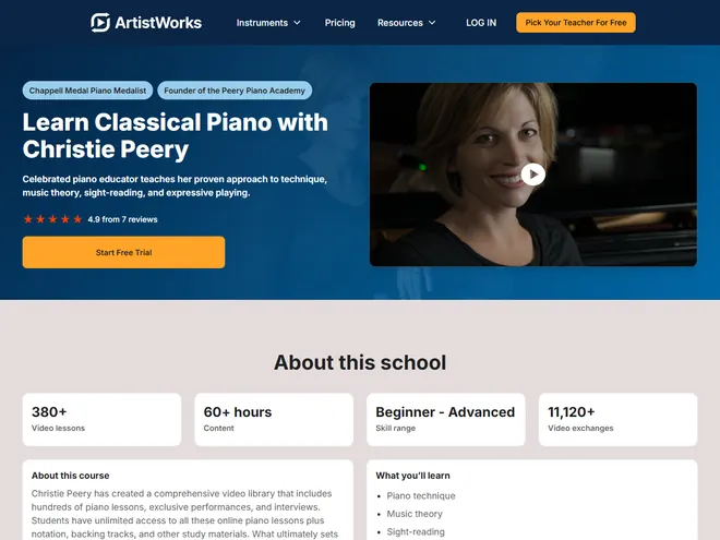 Screenshot of artistworks.com